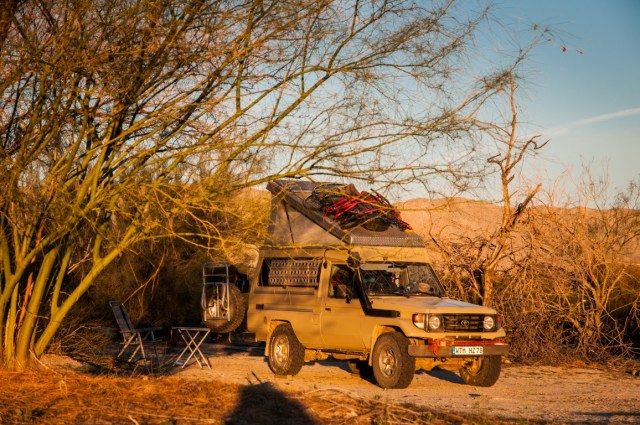 Camping at the Old Butterfield Stage Coach Facility